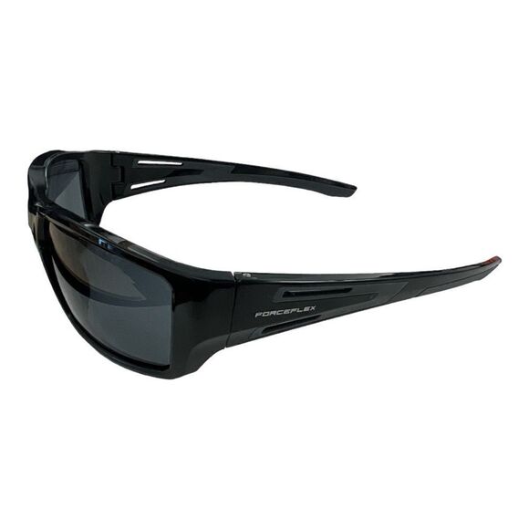 FORCEFLEX FF5 Comfort Foam Sunglasses Black w/Smoke Lens - Picture 3 of 5